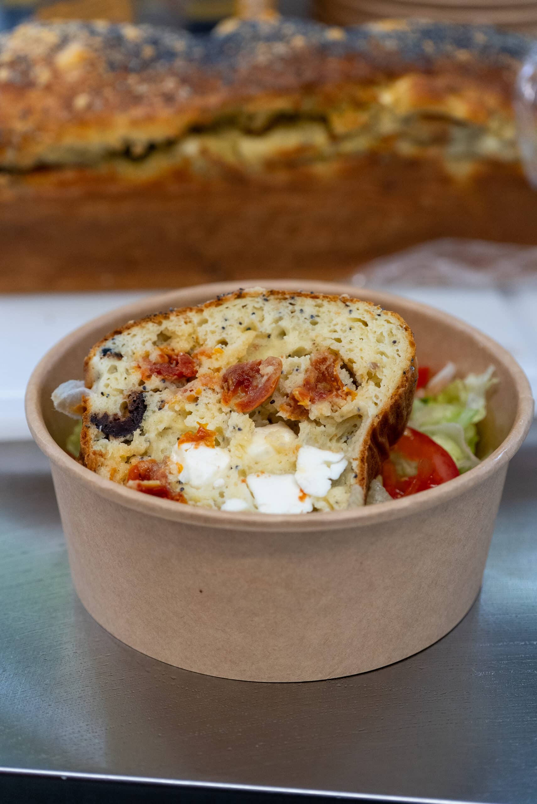 Cake du moment + salade
